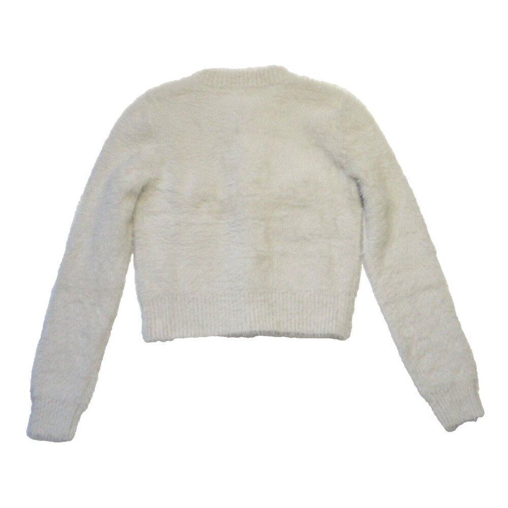 NWT J.Crew Sweater Lady Jacket in Light Bone Navy Brushed Yarn Cardigan XXS - Picture 7 of 7
